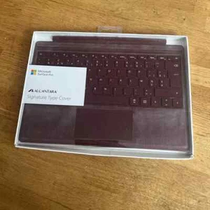 Microsoft Surface Pro Signature Keyboard - Burgundy Model1725 - **NOT QWERTY** - Picture 1 of 24