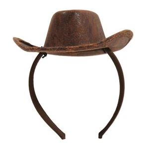 Beistle Cowboy Hat Headband (1/Card) Party Supply Decoration : Western - Picture 1 of 1
