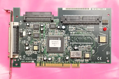 VINTAGE ADAPTEC AHA-2940W 2940UW ULTRA WIDE SCSI PCI CONTROLLER CARD - Image 1 of 4