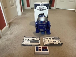 Star Wars Galaxys Edge Droid Depot Custom Astromech R2 Unit Blue w/ Remote & Box - Picture 1 of 21