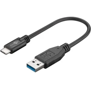 USB3.0-Kabel A-Stecker auf USBC-Stecker schwarz 50cm - Afbeelding 1 van 1
