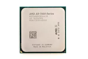 AMD A8-7600 3.1GHz 4-Core 4-Threads Socket FM2+ Desktop CPU P/N: AD7600YBI44JA - Picture 1 of 2