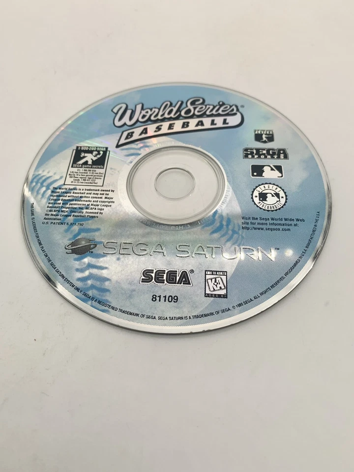 World Series Baseball - Disc Only (Sega Saturn) Tested - Image 1 of 2