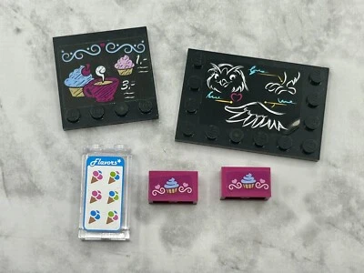 Lego Lote a Granel Piezas Todas (Pegatinas) AMIGOS Comida Decorada Cupcakes Señalización Foto 1 de 3