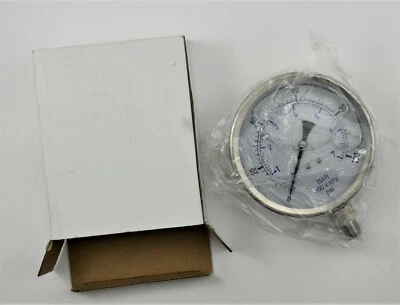 4" ~ KODIAK KC301L40100 Pressure Gauge , 1/4 in. NPT , 0 to 100 psi Stainless - Image 1 of 4