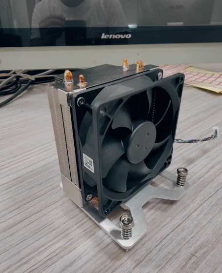 HP ENVYTE01 desktop 115x fine bud copper tube side blow heatsink L70917-001 - Image 1 of 4