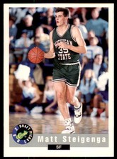 1992-93 Classic Draft Picks Matt Steigenga . Michigan State Spartans #32