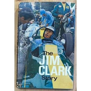 Vintage Jim Clark Story By Bill Gavin 1967 hardcover British Formula One Racing - Foto 1 di 7