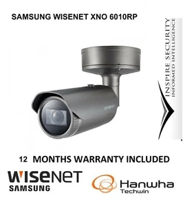 SAMSUNG WISENET XNO 6010RP NETWORK IP FULL HD CAMERA CCTV IP66 IK10 RATED - Picture 1 of 2