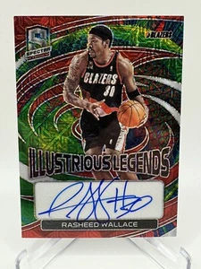 2022-23 Panini Spectra Rasheed Wallace Illustrious Legends Auto /25 #ILS-RWL - Picture 1 of 2