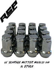 1 Satz konische Radmuttern (16 Stück) ATV Quad M10x1,25 ALUG14BX SW14 - Bild 1 von 2