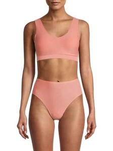 CHANTELLE 16A1 Soft Stretch Padded Bralette Top ~ PEACH DELIGHT ~ XS/S NWT ~ $62 - Picture 1 of 7