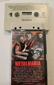 Metalmania Cassette Tape 1985 Michael Bolton Blue Oyster Cult Judas Priest RARE - Picture 1 of 7