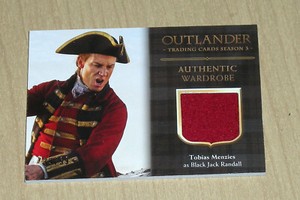 2019 Cryptozoic Outlander Season 3 trading card wardrobe Tobias Menzies M04 /99