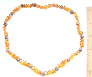 Amber Genuine Baltic Butterscotch Egg Honey Necklace 14.0 gram 波羅的海琥珀 - Picture 1 of 3