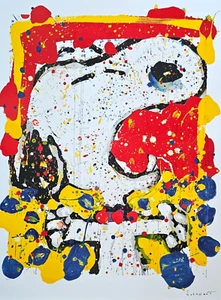 TOM EVERHART SQUEEZE THE DAY FRIDAY Snoopy PEANUTS Hand signed Lithograph #400 - Picture 1 of 9