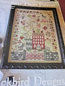CS-108, Blackbird Designs, Strawberry Fields Forever, cross stitch chart, - Picture 1 of 2