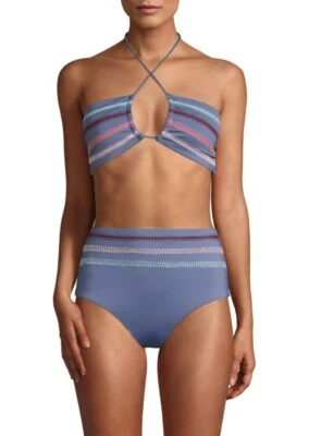 Dolce Vita вышивка длинная линия бикини верх и низ $141 размер XS - Изображение 1 из 4