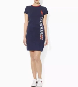 Ralph Lauren PEQUEÑO Vestido Camisa Oficial Olimpiadas 2012 Rojo Blanco Azul Londres Polo - Imagen 1 de 11