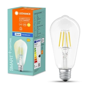 LED Smart+ Filament Edison 6W = 60Watt E27 klar 806lm warmweiß dimmbar Bluetooth - Bild 1 von 7