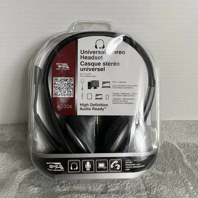 Cyber Acoustics AC-204 Headset (New) - Image 1 of 4