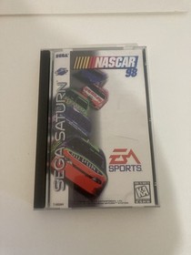 NASCAR 98 Sega Saturn EA Sports Racing Game Complete CIB NTSC-U/C