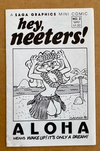 Hey Neeters! 2 Mike Sagara Mini Comic Saga Graphics Furry HTF 1990 VF - Picture 1 of 2