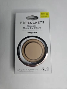 PopSockets - MagSafe Round PopGrip Cell Phone Grip & Stand, Latte Soft Touch - Photo 1 sur 5