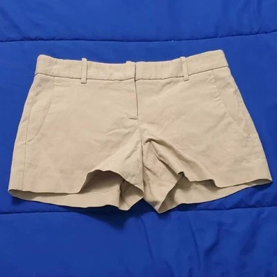 Pantalones Cortos de Lona Theory Sandy Chic Tostado Mezcla de Algodón Yanima Str C0404203 Talla 0 Foto 1 de 4