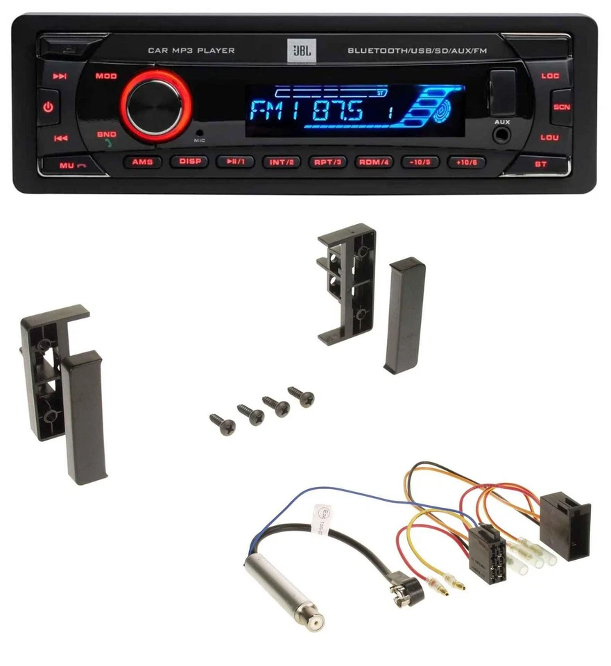 JBL AUX MP3 USB Bluetooth SD Autoradio für Audi A2 A3 8L 99-00 A4 B5 99-01 A6 C5 - Bild 1 von 4