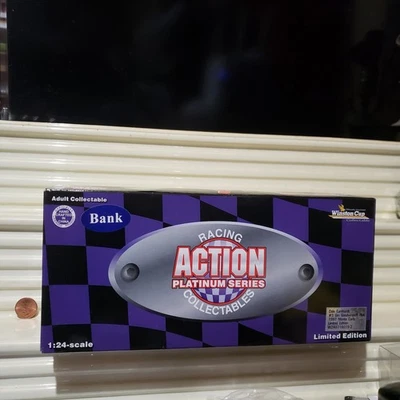 Action 1/24 #3 DALE EARNHARDT 1997 GM GOODWRENCH PLUS Chevy Monte Carlo BANK NIB - Image 1 of 4