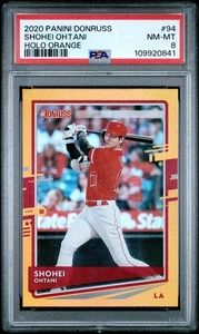 2020 PANINI DONRUSS #94 SHOHEI OHTANI HOLO ORANGE NM-MT - Bild 1 von 2