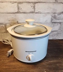 Cucina Gourmet 1,5 Qt. Pentola a cottura lenta con coccio rimovibile - Foto 1 di 8