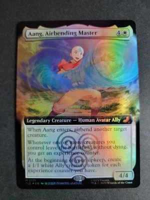 Aang, Airbending Master (Extended Art Foil) Mythic MTG Avatar Eternal - Image 1 of 2
