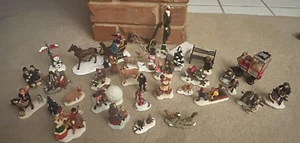 Großes Konvolut Lemax & O'Well Weihnachtsdorf Figuren - Bild 1 von 4