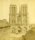 France Notre-Dame de Paris Cathedral Old Photo Stereoview 1870