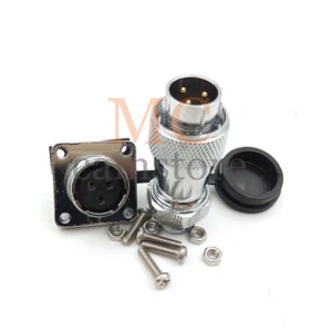 IP67 WS16 3Pin Panel Mount Electrical Wire Connector,Aviation Plug and Socket - Picture 1 of 7