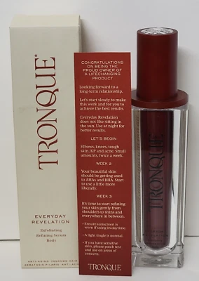 TRONQUE EVERYDAY REVELATION Exfoliating Refining Serum Body 4.1 fl oz NEW IN BOX - Image 1 of 4