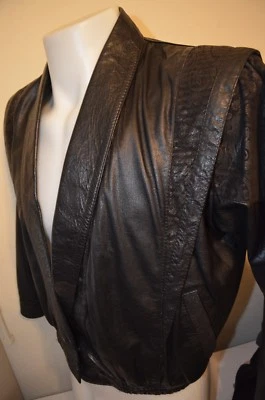 Chaqueta Chicago Burlington Quincy Railroad Forrada Paisley Punk Imitación Cuero L De Colección Foto 1 de 4