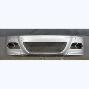 Damaged 02-06 BMW E46 M3 Factory Front Bumper Cover Trim Titan Silver ///M OEM - Picture 1 of 11