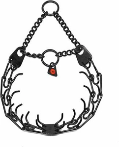 Collar de entrenamiento para perro Herm Sprenger negro acero inoxidable ultra-plus - Imagen 1 de 7