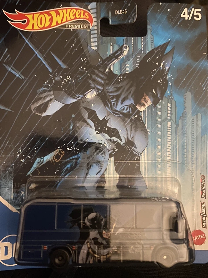 New 2022 Hot Wheels Premium DC Comics Batman HW Tour Bus Real Riders #4 Of 5 - Image 1 of 1