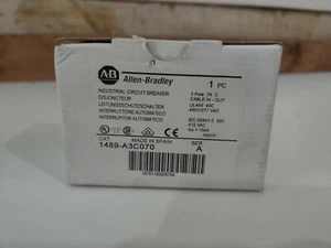 New AB Allen-Bradley Circuit Breaker 1489-A3C070 3 Pole 7A Series A - Picture 1 of 3