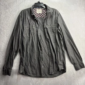 Weatherproof Original Vintage Button-up Shirt Men's XL Harley Davidson Gray - Picture 1 of 8