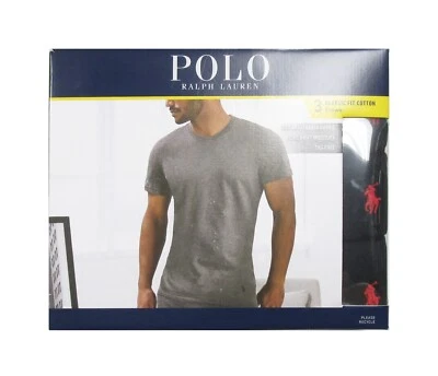 Polo Ralph Lauren Men's Black Classic Fit Crew-Neck 3 Pack T-Shirt - Image 1 of 2