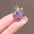 Mini Delicate Grape Pins Grape Brooches For Women Rhinesone Purple Grape Pins Le