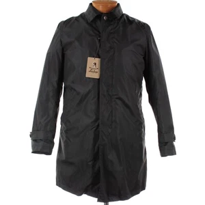 Sealup NWT Bellagio Raincoat Size 50 US M in Black with Removable Vest Lining - Picture 1 of 11