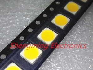 1000 piezas 5050 Blanco Cálido SMT LED PLCC-6 3 CHIPS 5050 SMD LED potencia media - Imagen 1 de 1