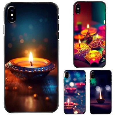 Cubierta rígida de TPU Happy diwali luces de arcilla para Apple iPhone 12 13 14 15 16 Foto 1 de 4