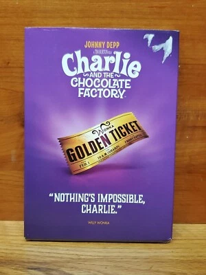 Charlie And The Chocolate Factory (DVD NEW 2005) W/ WB Iconic Moments Slipcover - Image 1 of 2